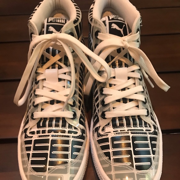 ralph sampson mid logo women's sneakers